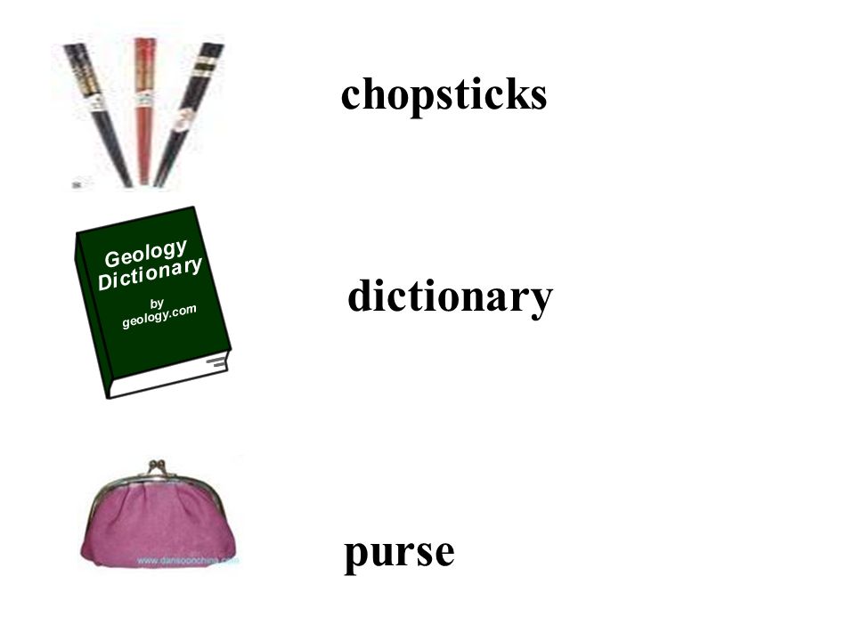 chopsticks dictionary purse