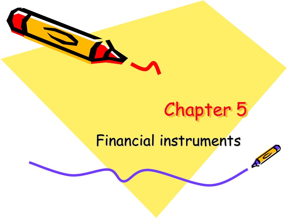 Chapter 5 Financial instruments