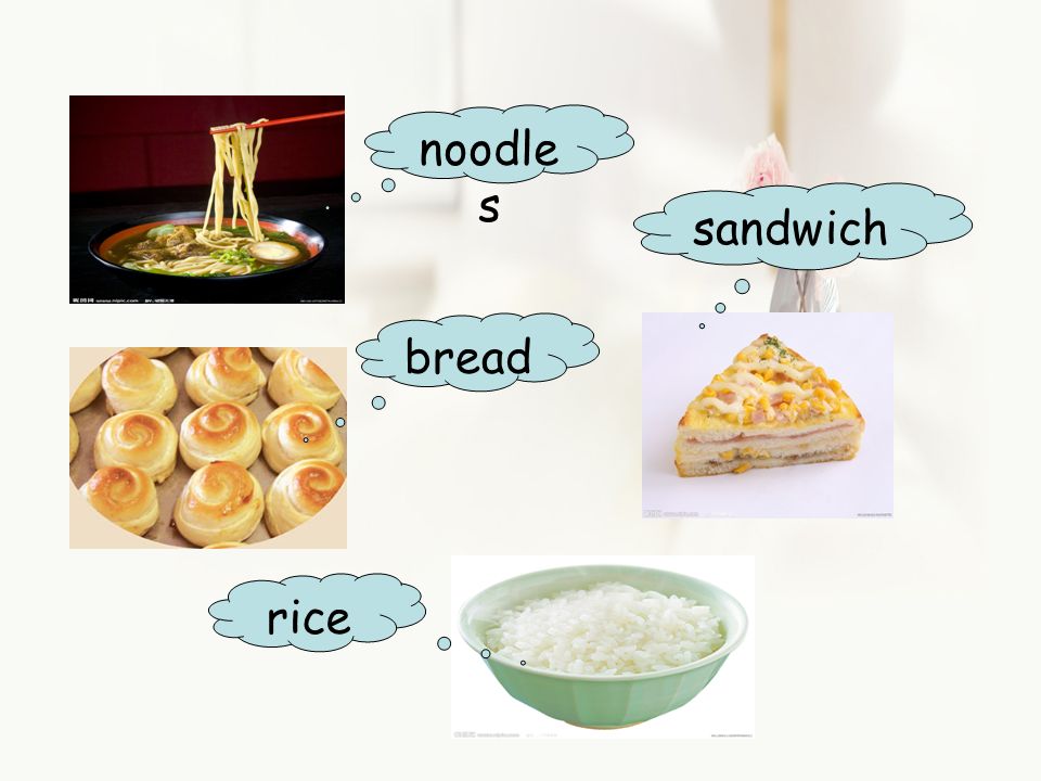 noodle s rice bread sandwich
