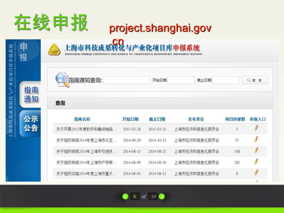 在线申报 8of14 project.shanghai.gov.cn