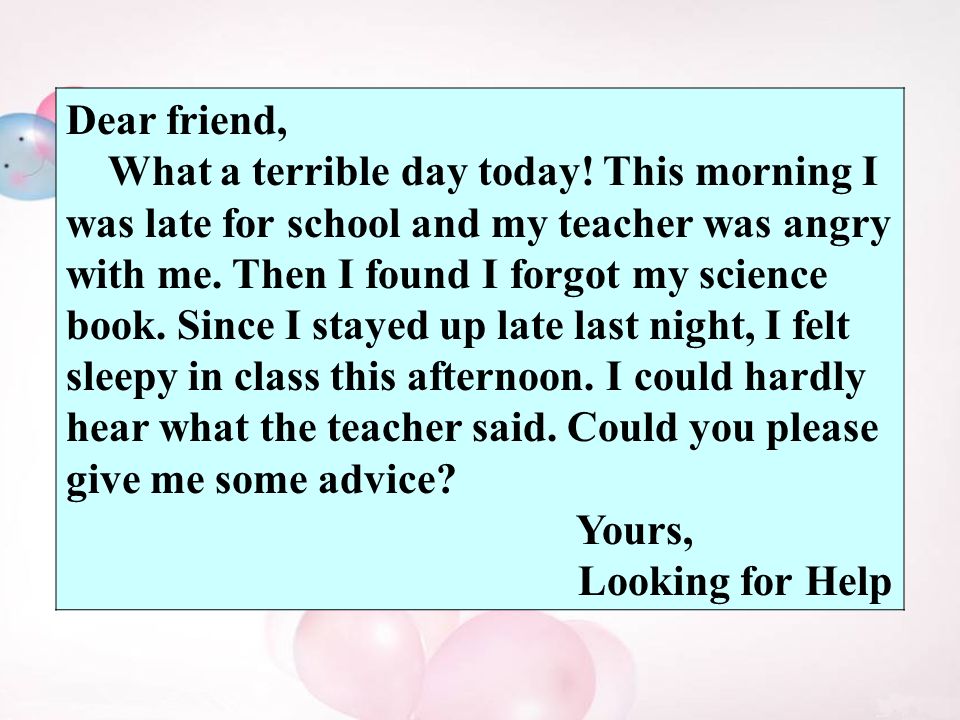 Dear friend, What a terrible day today.
