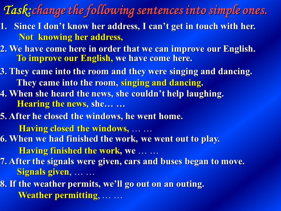 Task: complete the following sentences 1.___________________( 马丽迟到了） made her teacher quite angry.