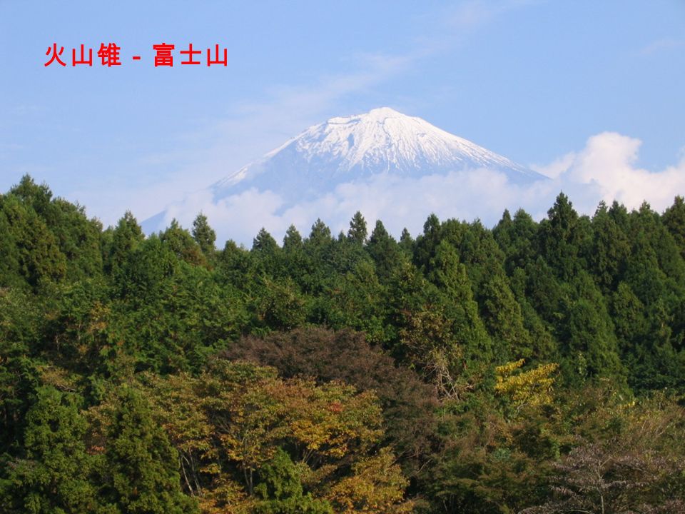 火山锥－富士山