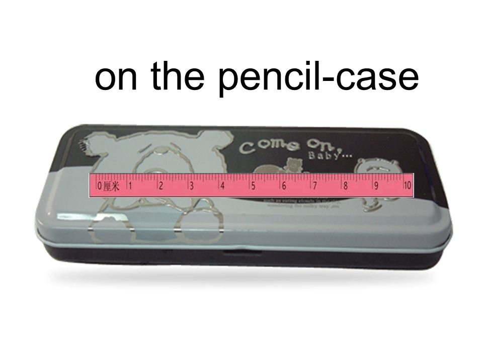 on the pencil-case