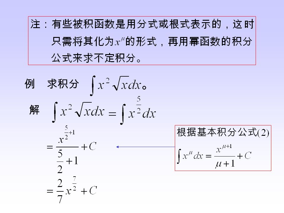 基本积分公式基本积分公式 是常数 );