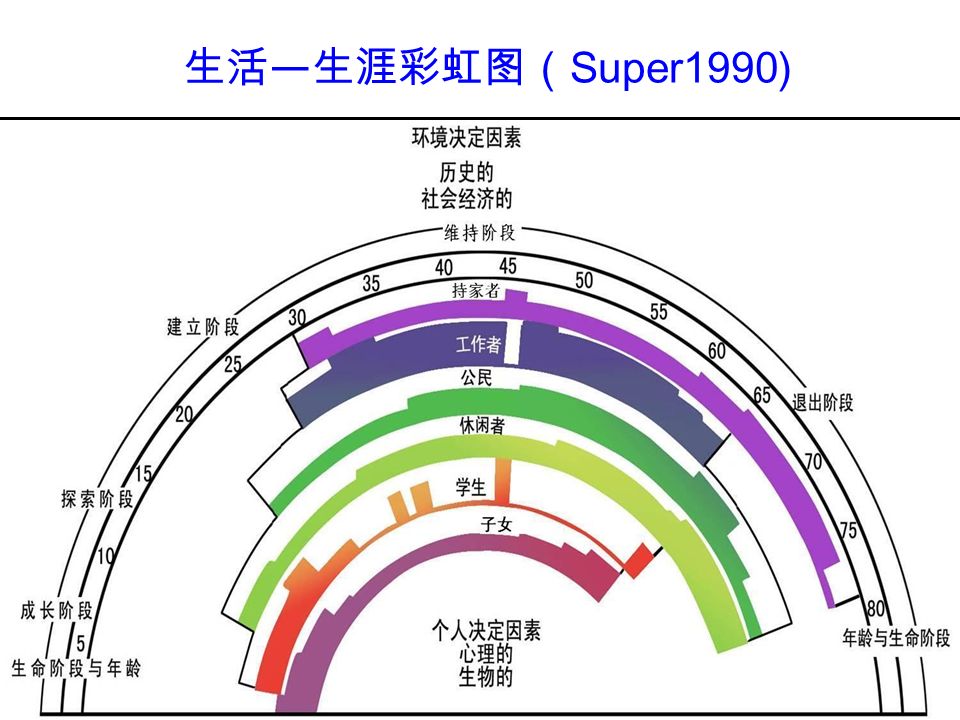 生活 — 生涯彩虹图（ Super1990)