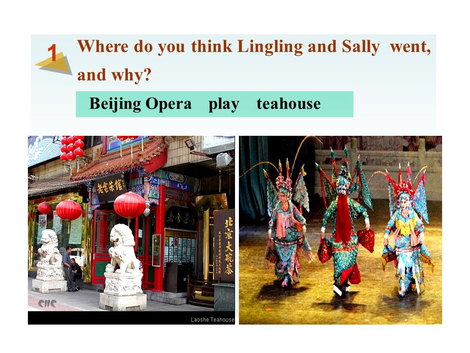 Where do you think Lingling and Sally went, and why Beijing Opera play teahouse 1
