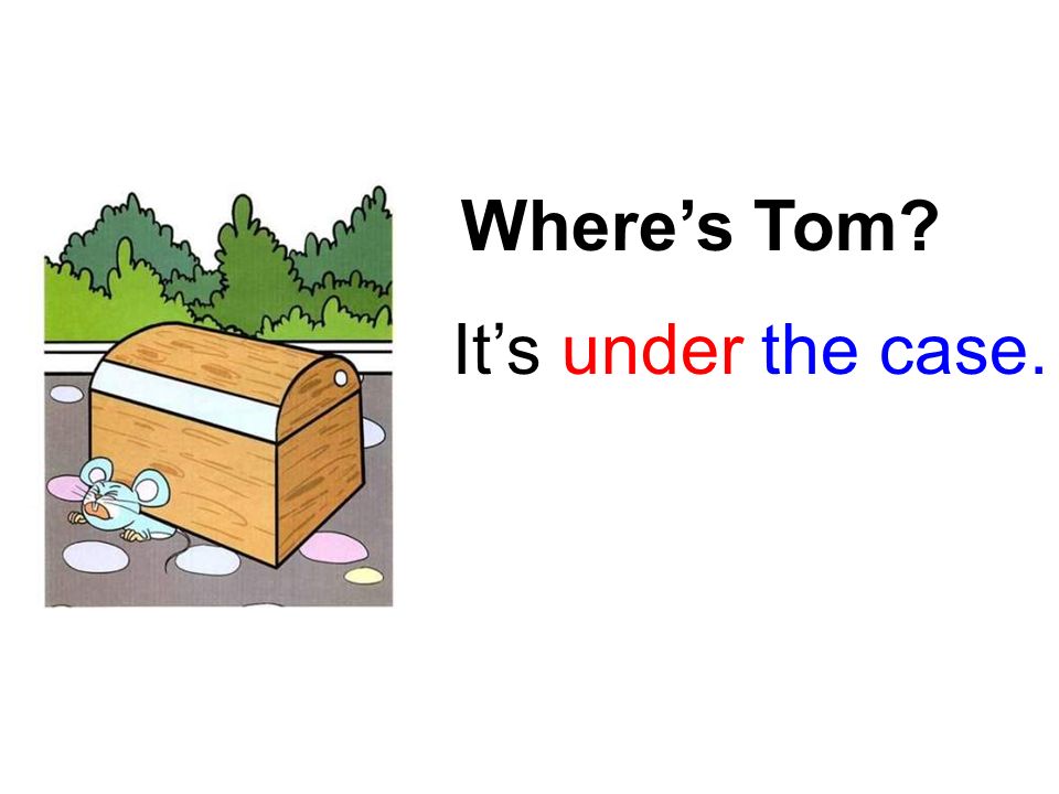 Where’s Tom It’s on the case.