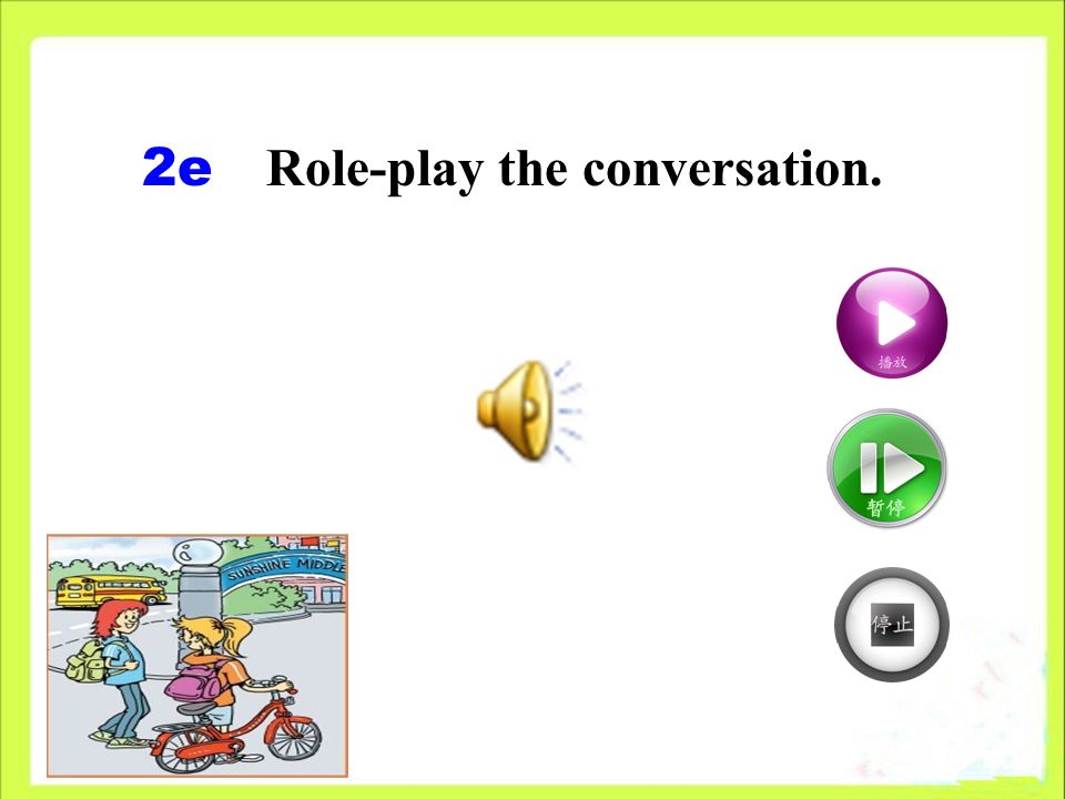 2e Role-play the conversation.